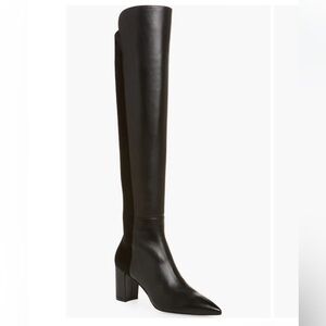 STUART WEITZMAN  LINSI OVER THE KNEE BOOT IN BLACK OFF SIZE L-9 R-9.5‎